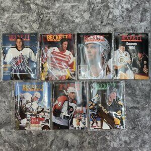 1995 Beckett Baseball Card Monthly 7 Issues Jan - July